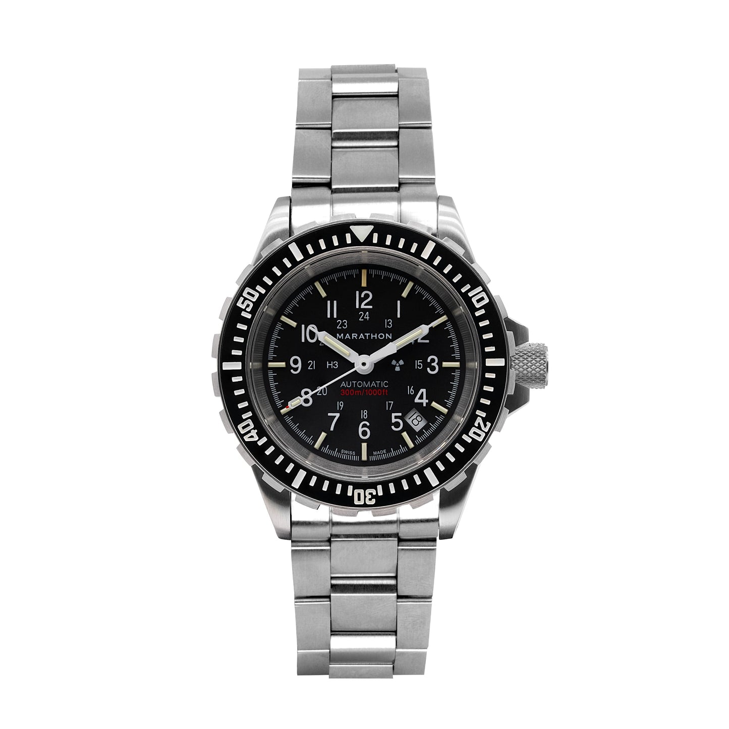 41Mm Large Diver'S Automatic (GSAR) with Stainless Steel Bracelet