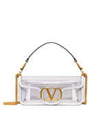 Loco Shoulder Bag in Polymeric Material Transparent