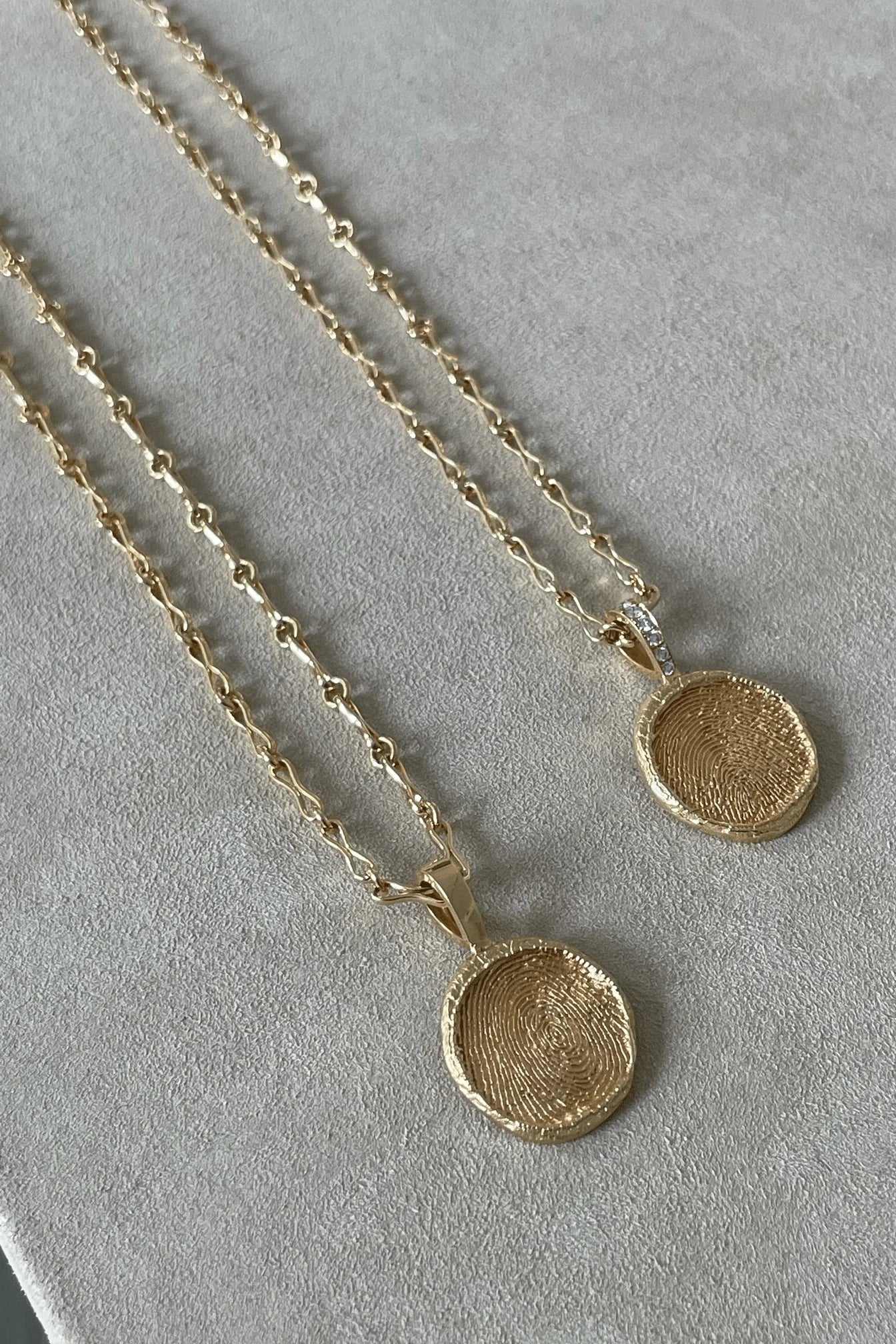 Custom Fingerprint Coin Pendant