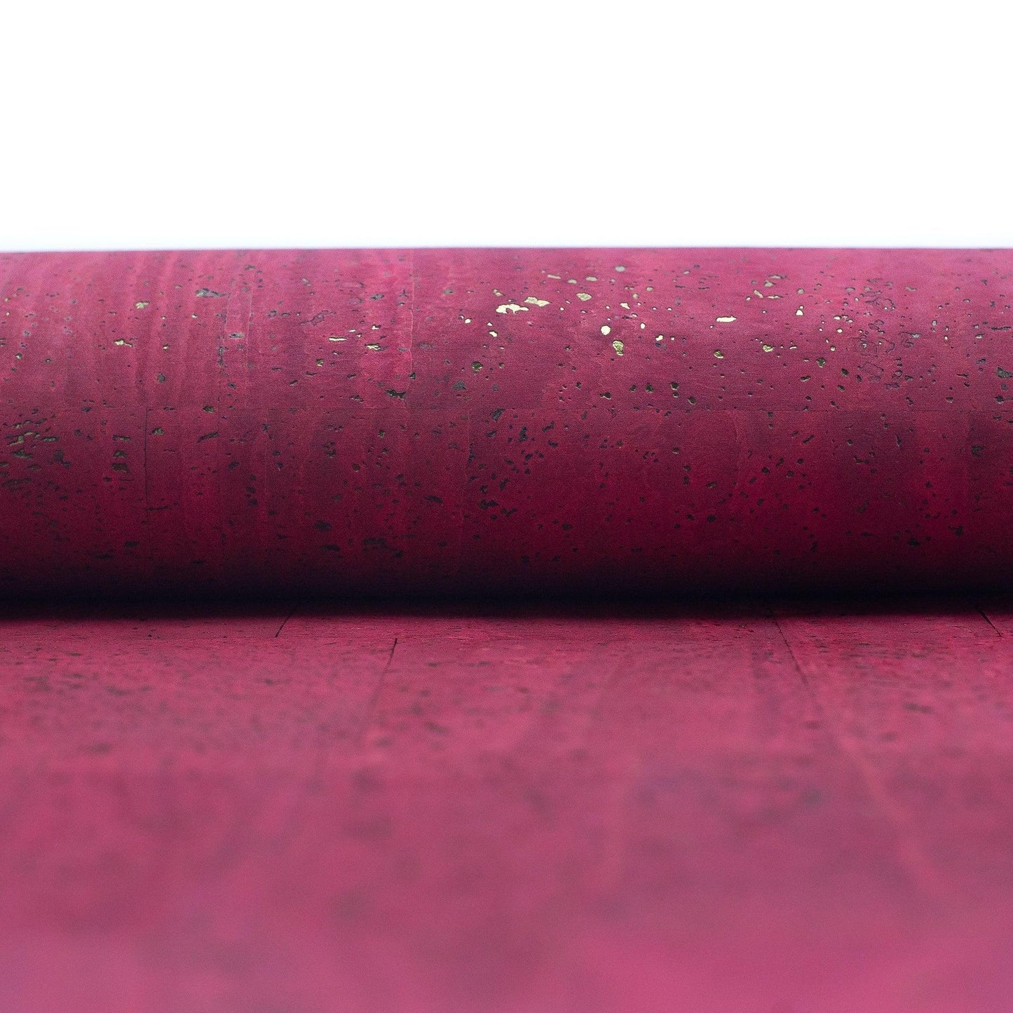 Burgundy Red Portuguese Cork Fabric-3