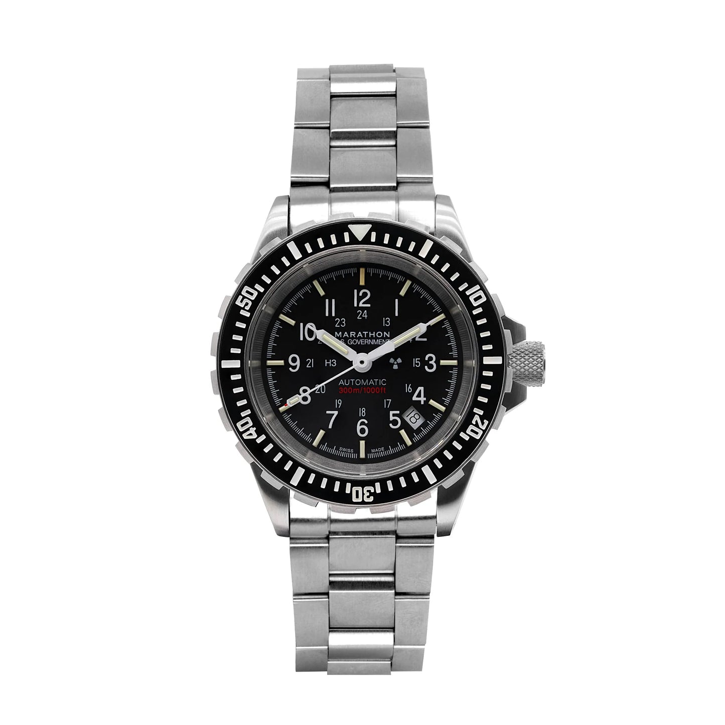 41Mm Large Diver'S Automatic (GSAR) with Stainless Steel Bracelet