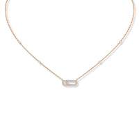 Move Uno Necklace Pavé