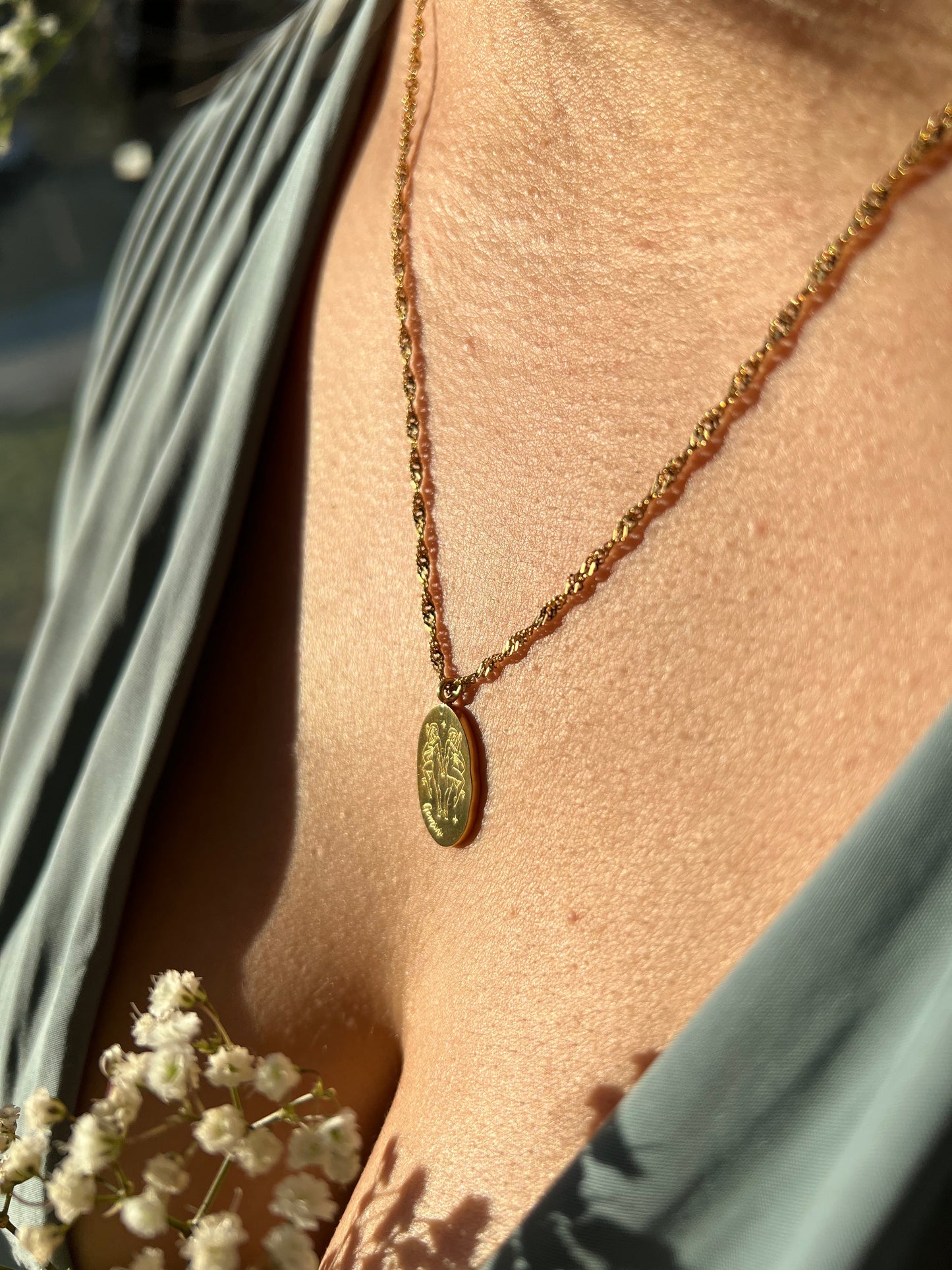 Dainty Zodiac Necklace - 18K Gold Filled