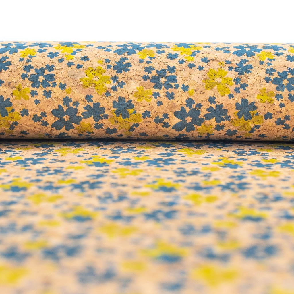 Sprinkled Florals, Cork Fabric COF-417-NEW-4