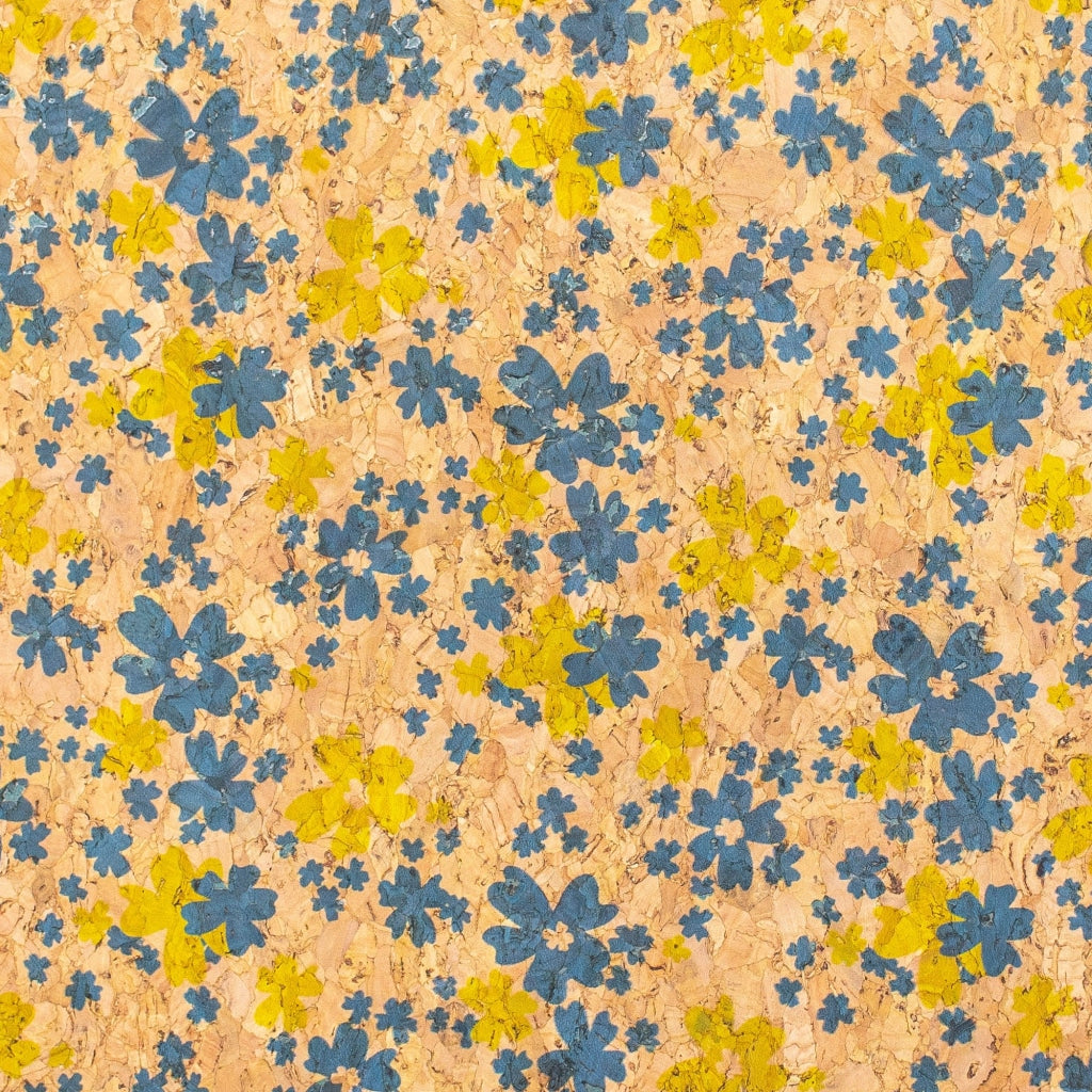 Sprinkled Florals, Cork Fabric COF-417-NEW-1