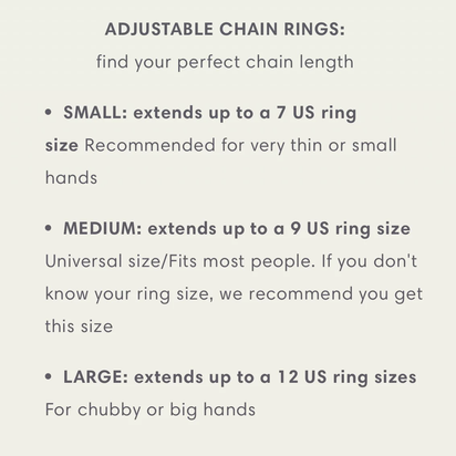 Eternity Chain Ring
