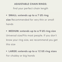 Eternity Chain Ring