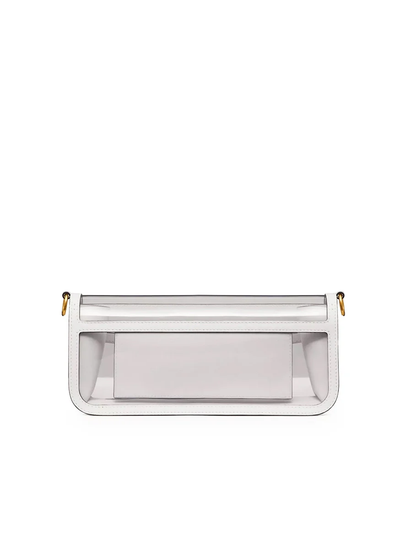 Loco Shoulder Bag in Polymeric Material Transparent