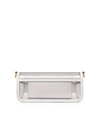 Loco Shoulder Bag in Polymeric Material Transparent