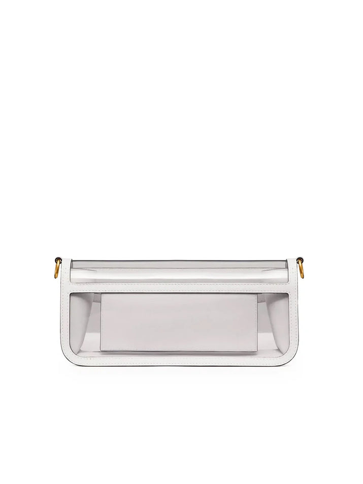 Loco Shoulder Bag in Polymeric Material Transparent