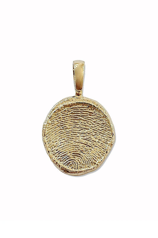 Custom Fingerprint Coin Pendant