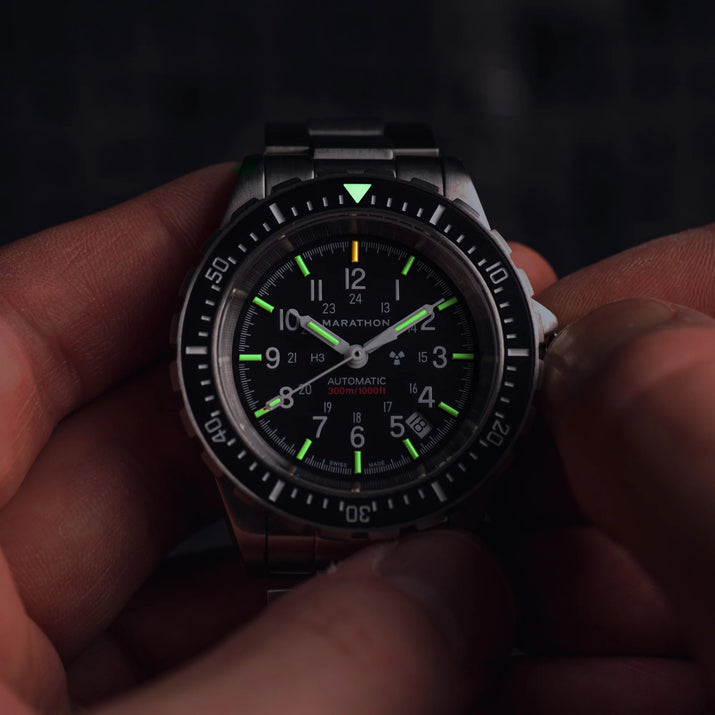 41Mm Large Diver'S Automatic (GSAR) with Stainless Steel Bracelet