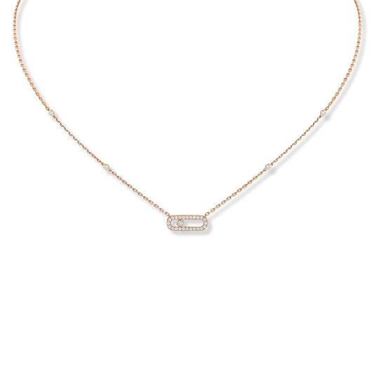 Move Uno Necklace Pavé