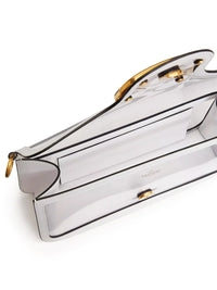 Loco Shoulder Bag in Polymeric Material Transparent