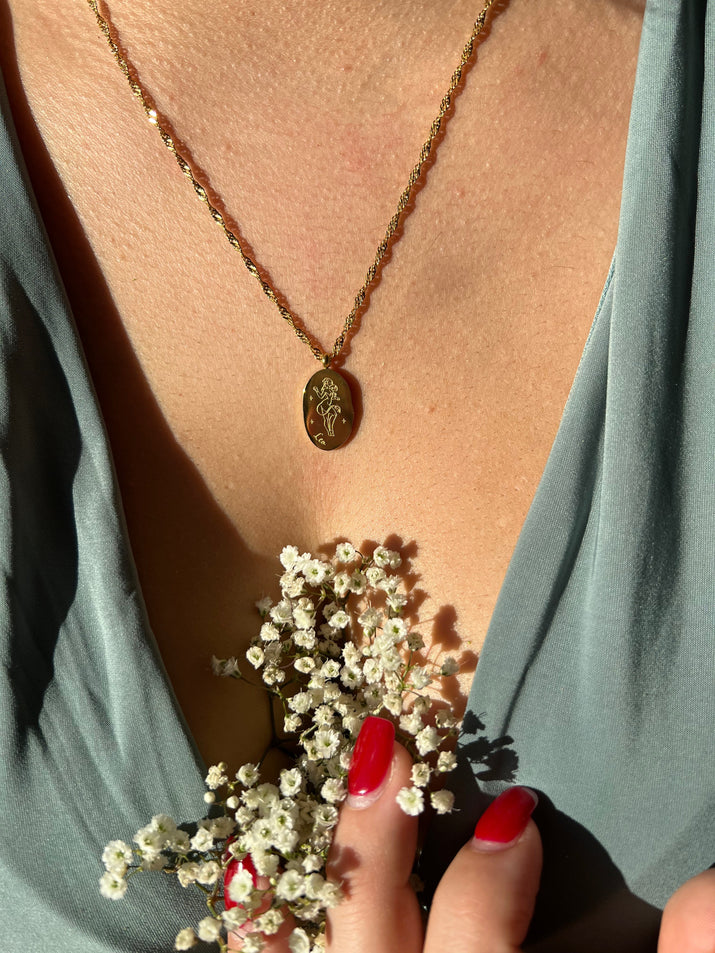 Dainty Zodiac Necklace - 18K Gold Filled