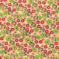 Quirky Florals, Cork Fabric- COF-403-A-3